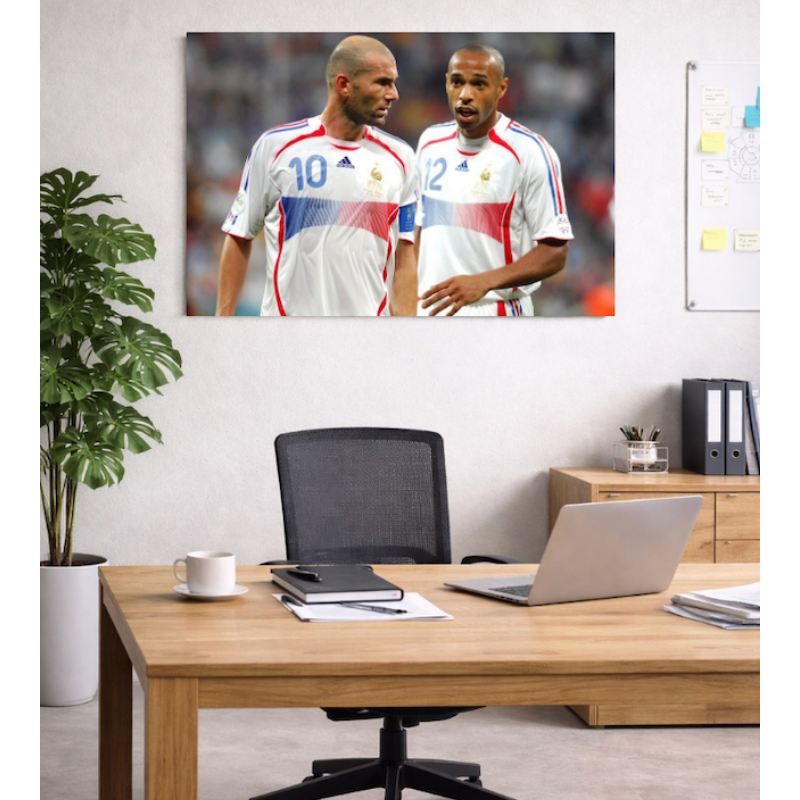 Zinédine Zidane et Thierry Henry, 2006