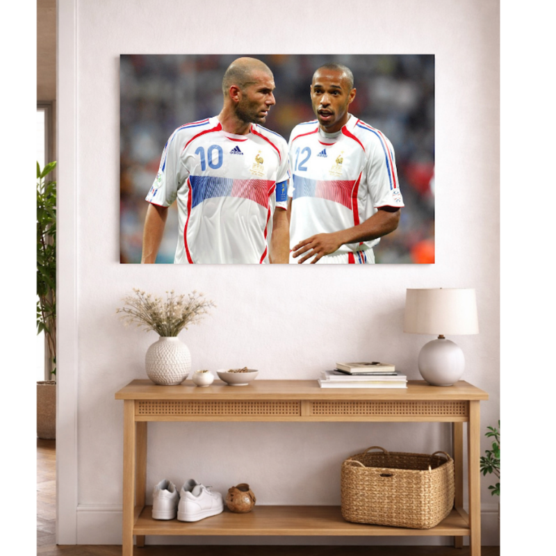 Zinédine Zidane et Thierry Henry, 2006