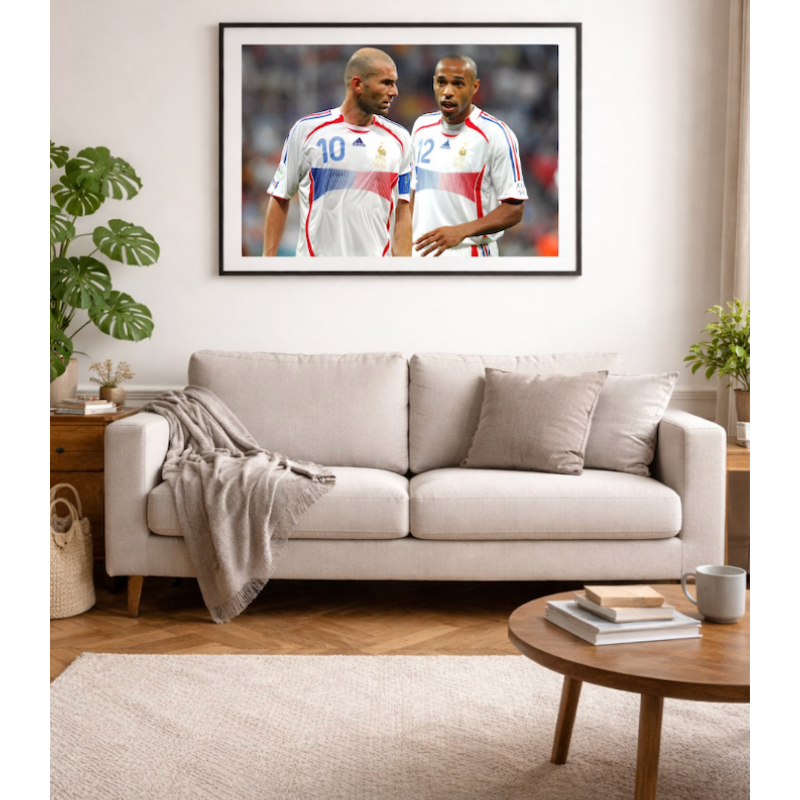 Zinédine Zidane et Thierry Henry, 2006