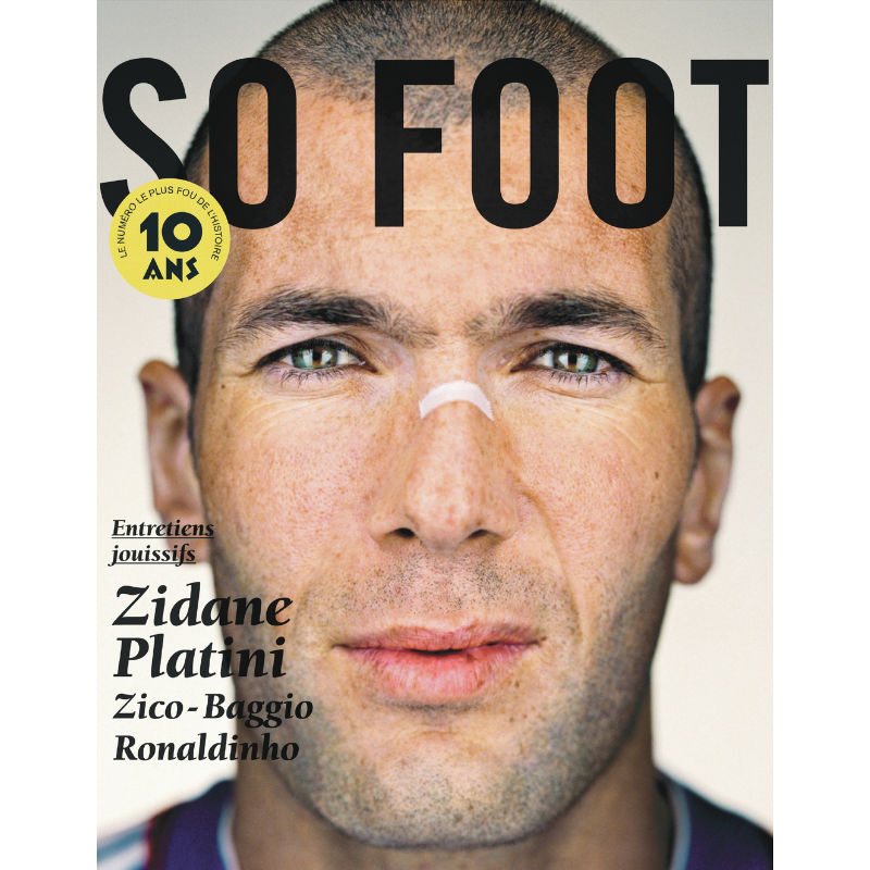 Affiche Zidane 10 ans, So Foot #108