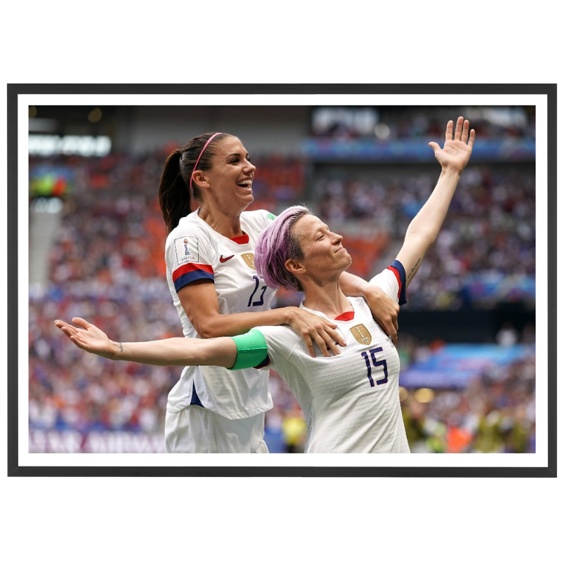 Rapinoe et Morgan, 2019