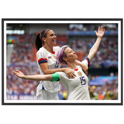 Rapinoe et Morgan, 2019
