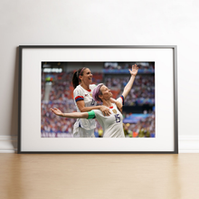 Load image into Gallery viewer, Rapinoe and Morgan, 2019