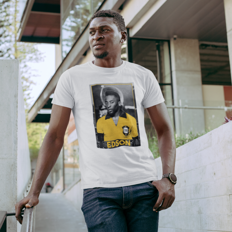 Maglietta bianca "EDSON" di Pelé