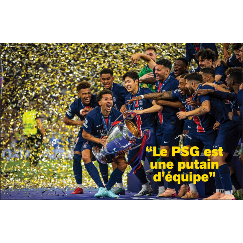 SO FOOT collector 1OO% C1 PSG, holographique