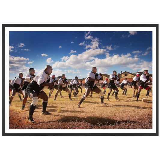 Haka de l’équipe du 3FP à Antananarivo, 2006