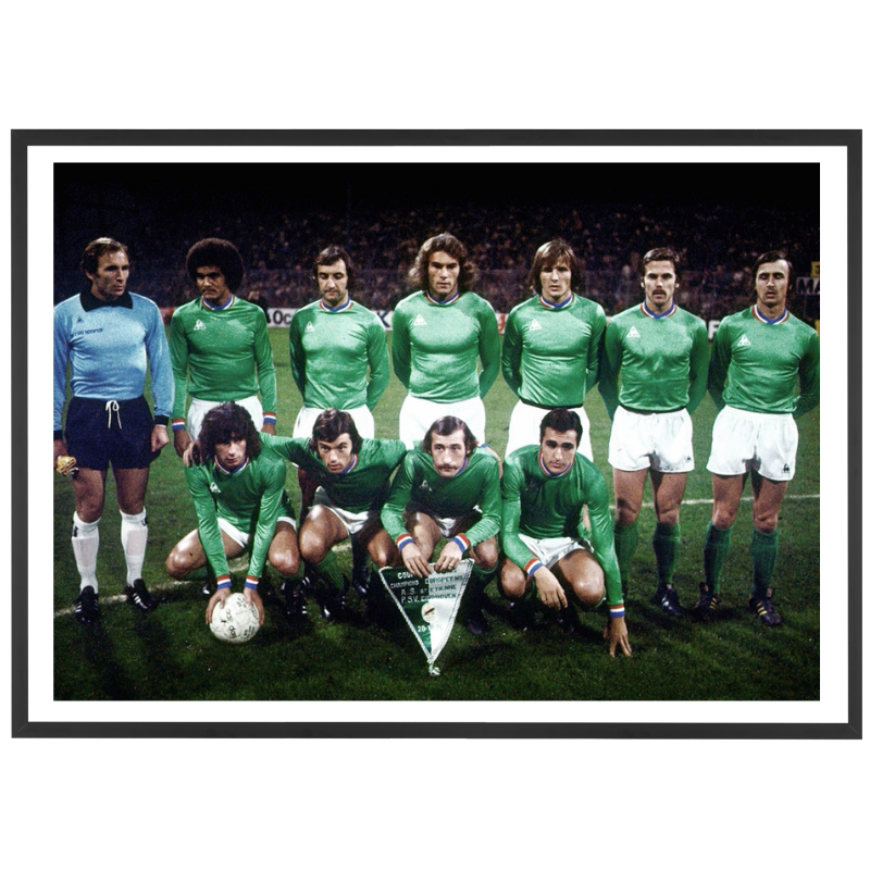 Photo d'équipe de Saint-Etienne, Coupe d'Europe 1976