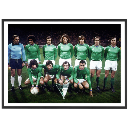 Photo d'équipe de Saint-Etienne, Coupe d'Europe 1976