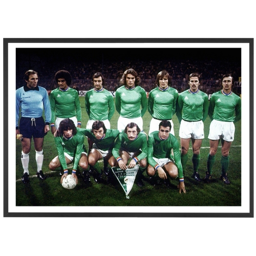 Photo d'équipe de Saint-Etienne, Coupe d'Europe 1976