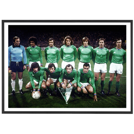 Photo d'équipe de Saint-Etienne, Coupe d'Europe 1976