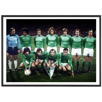 Photo d'équipe de Saint-Etienne, Coupe d'Europe 1976