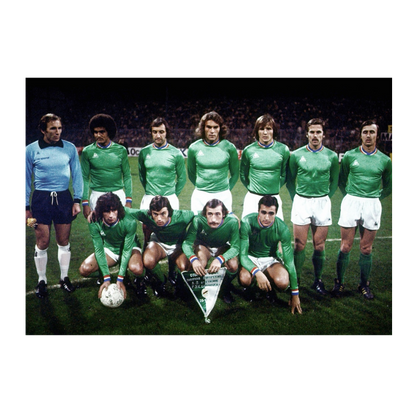 Photo d'équipe de Saint-Etienne, Coupe d'Europe 1976