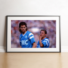 Charger l'image dans la galerie, Waddle et JPP avec l'OM, 1989