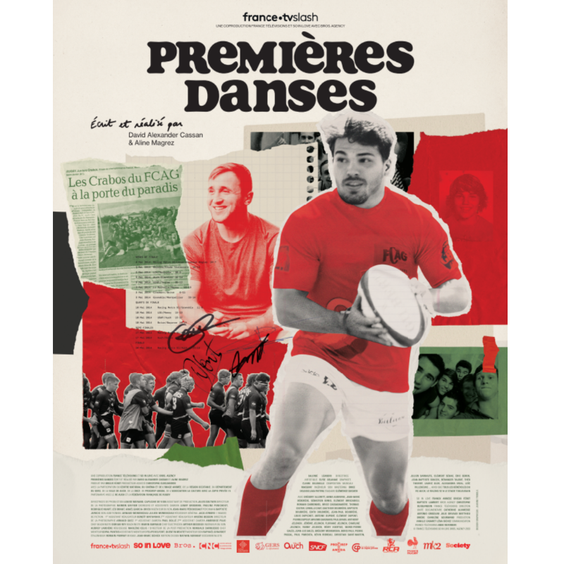 Affiche d'Antoine Dupont, dans "Premières Danses"