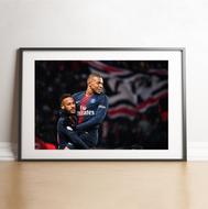 Mbappé et Neymar célèbrent ensemble, 2019