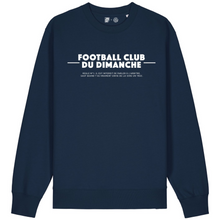 Charger l&#39;image dans la galerie, Sweat bleu marine “Règle n°1 Football Club du Dimanche: Parler à l&#39;Arbitre”