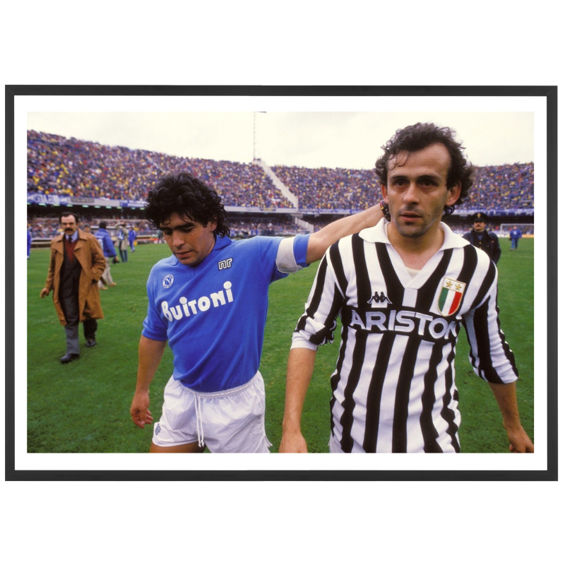Maradona e Platini, 1987