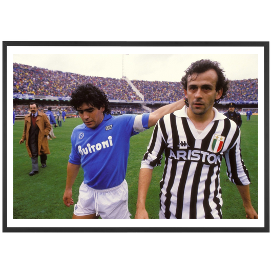 Maradona et Platini, 1987
