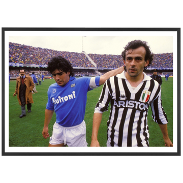 Maradona et Platini, 1987