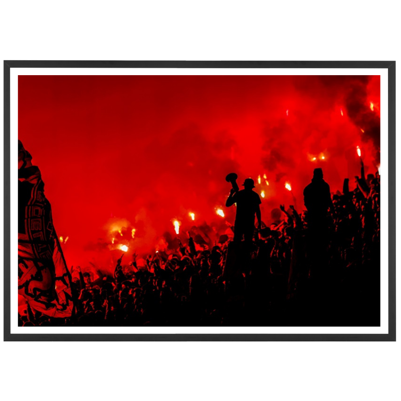 Le Vélodrome et le capo marseillais sous les fumigènes, 2023