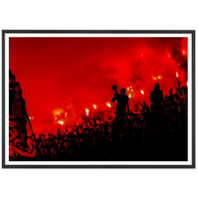 Load image into Gallery viewer, The Vélodrome and the Marseille capo under the smoke, 2023