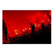 Load image into Gallery viewer, The Vélodrome and the Marseille capo under the smoke, 2023