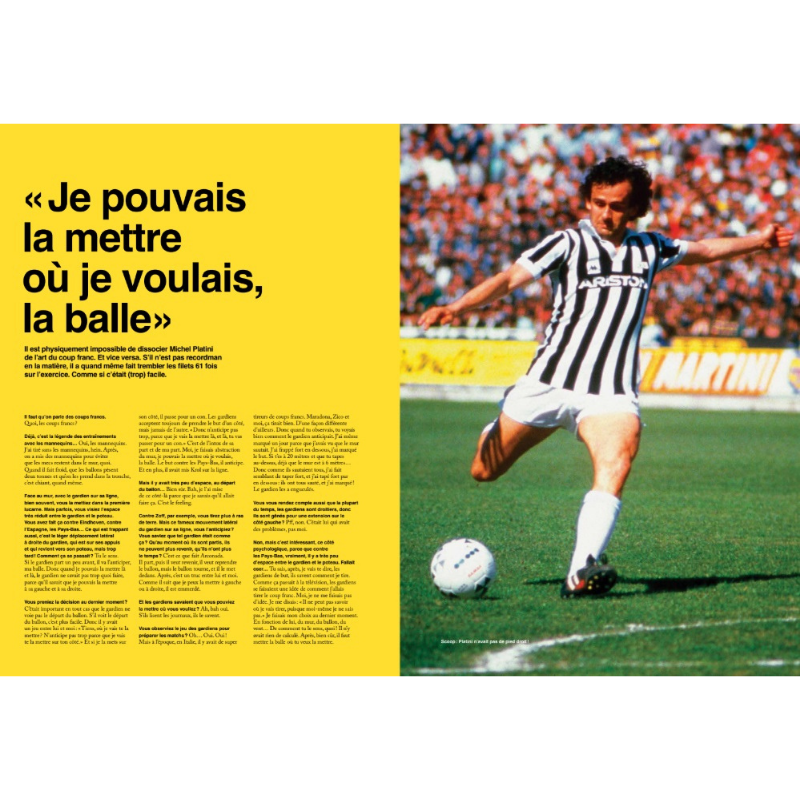 Livre "Platini : coups francs, bouclettes et petit short"