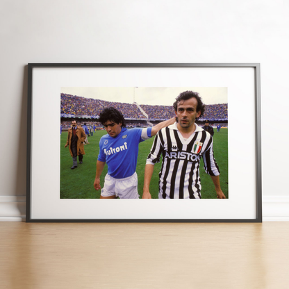 Maradona e Platini, 1987
