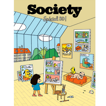 Copertina del puzzle Society "The Painter"