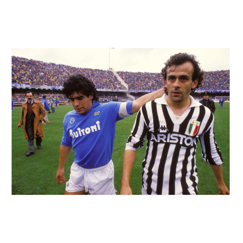 Maradona e Platini, 1987