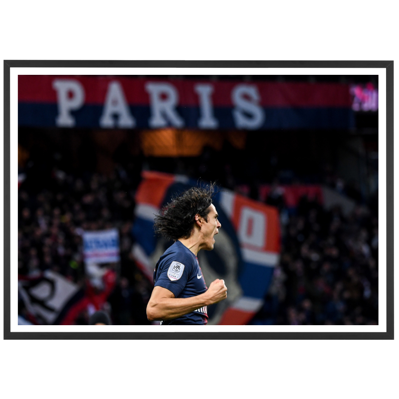 Célébration d'Edinson Cavani, 2018