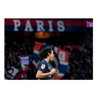 Célébration d'Edinson Cavani, 2018