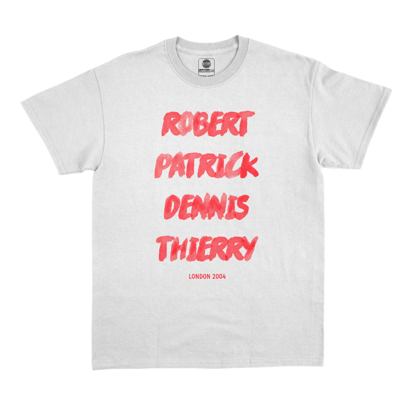 T-Shirt "Thierry, Dennis, Robert, Patrick" Arsenal 2004