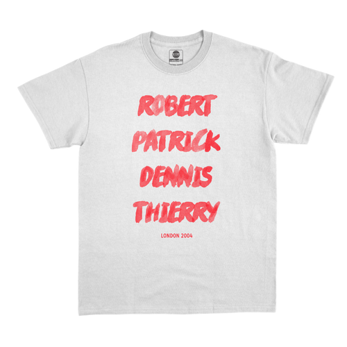 T-Shirt "Thierry, Dennis, Robert, Patrick" Arsenal 2004
