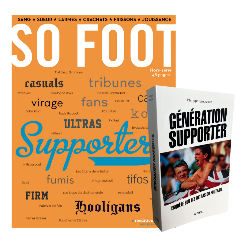 Pack supporters 3è réédition : HS collector So Foot + Livre Génération Supporter