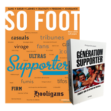 Charger l'image dans la galerie, Pack supporters 3è réédition : HS collector So Foot + Livre Génération Supporter