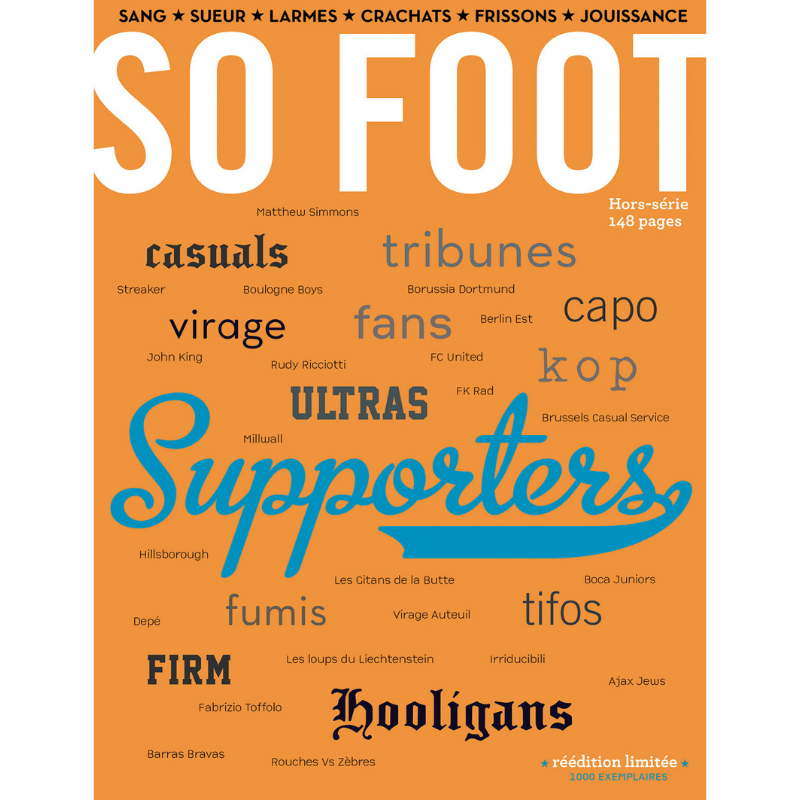 Pack supporters 3è réédition : HS collector So Foot + Livre Génération Supporter