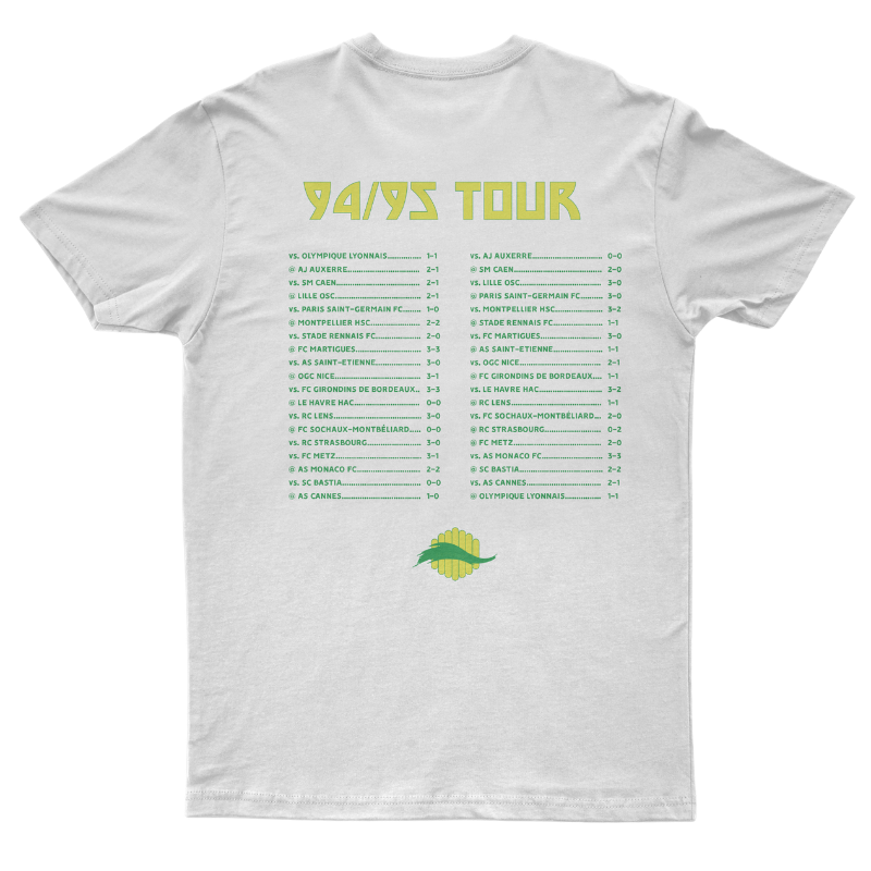 Maglietta bianca "Parigi 2025" On Tour