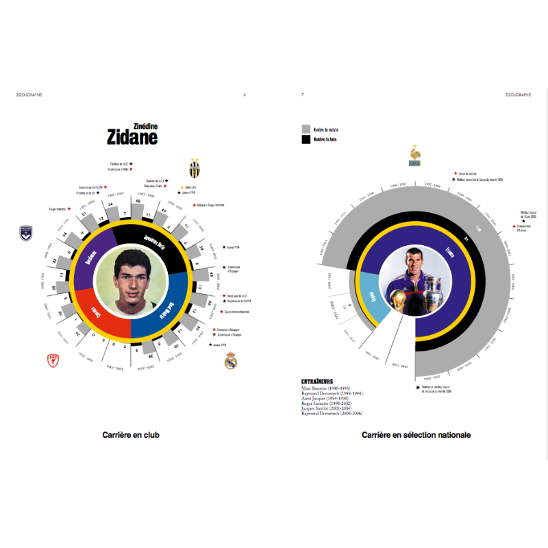 Livre "Zidane : roulette, tonsure et première étoile"