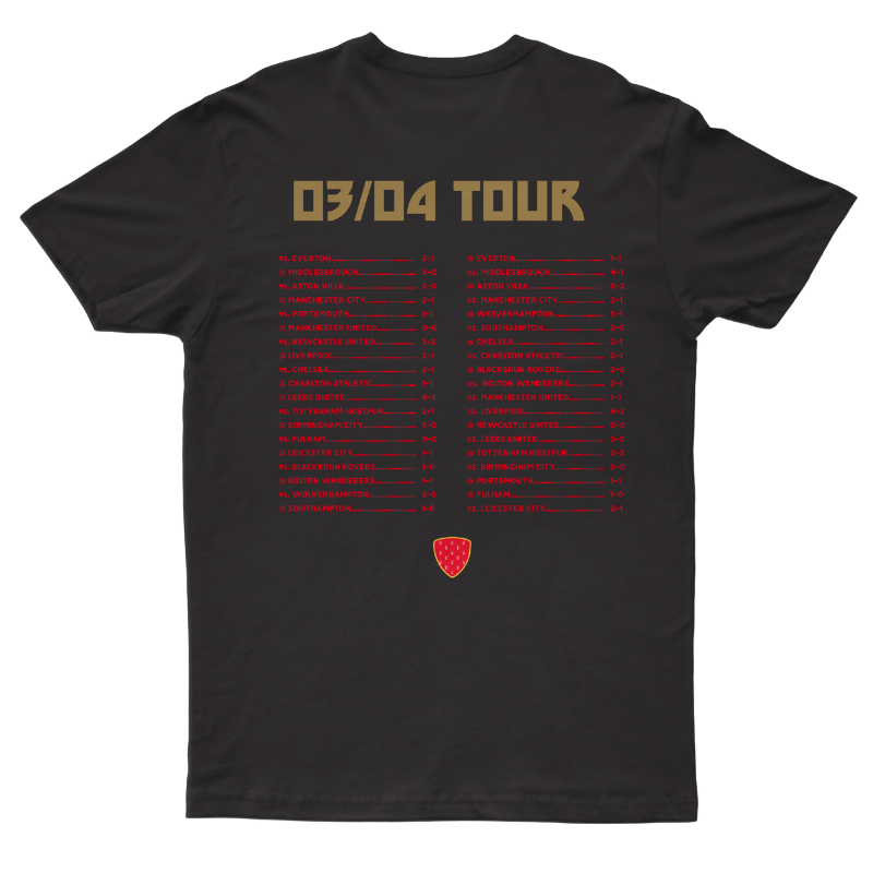 T-Shirt "Arsenal Invincibles 2004" On Tour