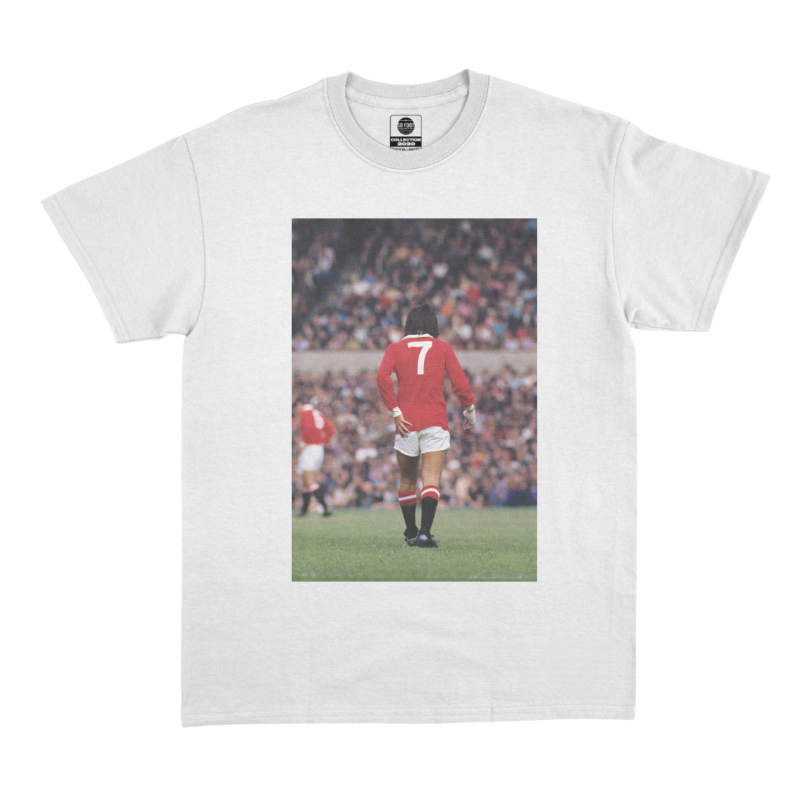 T-Shirt George Best blanc