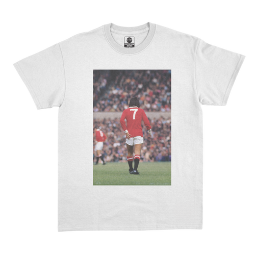 T-Shirt George Best blanc