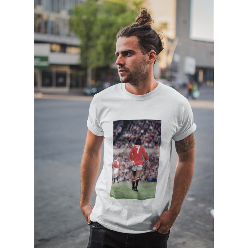 T-Shirt George Best blanc