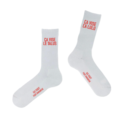 Chaussettes "Ça vise la lulu"