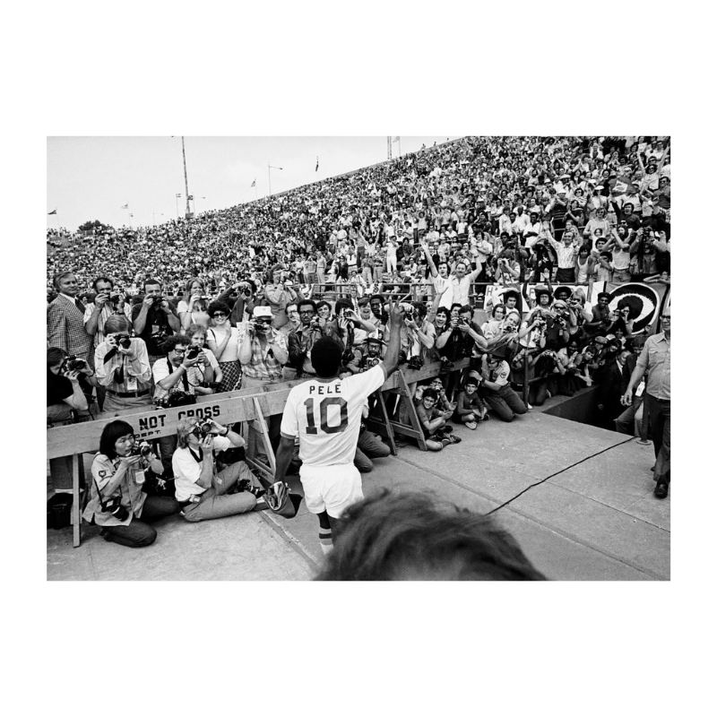 Présentation de Pelé au Cosmos, 1975