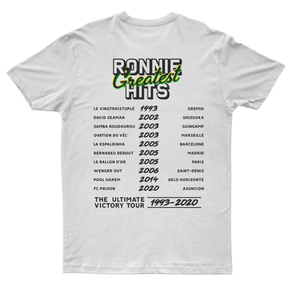 T-Shirt "Ronnie Greatest Hits" blanc