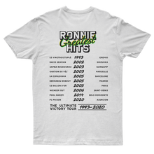 Charger l'image dans la galerie, T-Shirt "Ronnie Greatest Hits" blanc