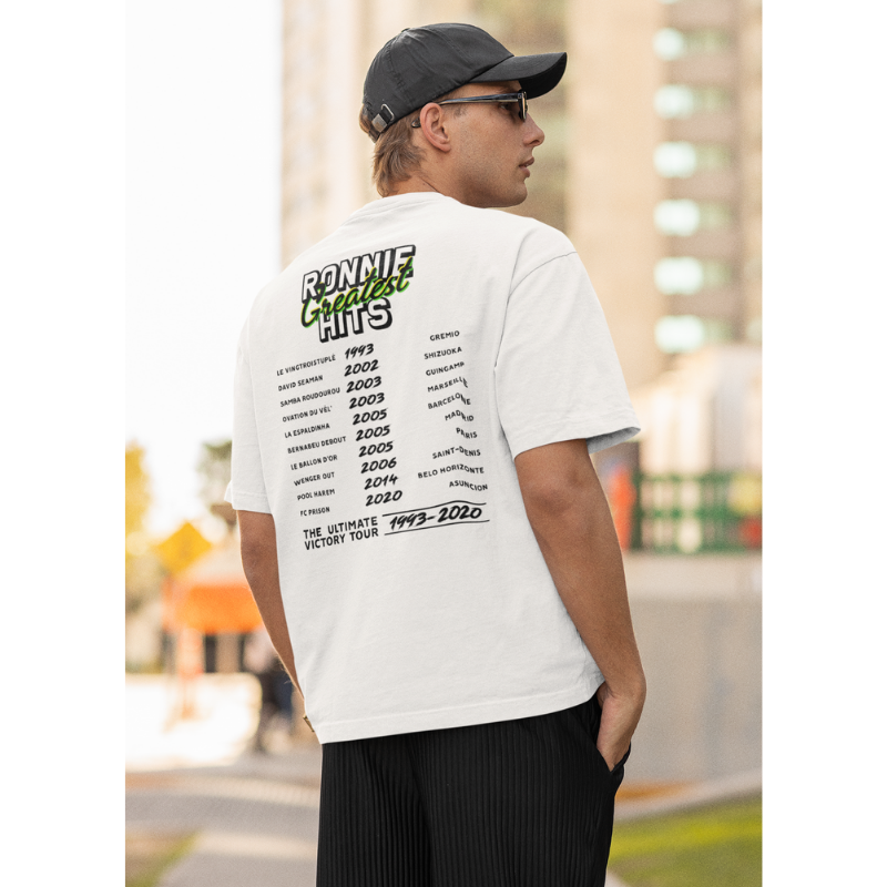 T-Shirt "Ronnie Greatest Hits" blanc