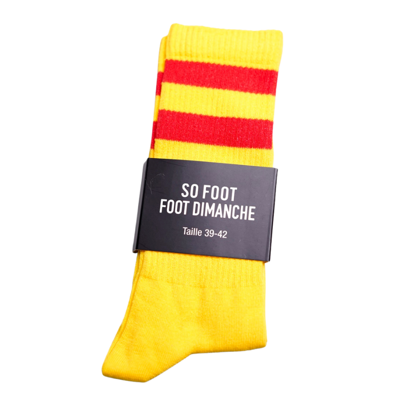 Chaussettes Jaune et Rouge