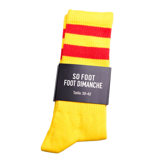 Chaussettes Jaune et Rouge
